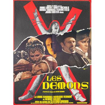 LES DEMONS Affiche de film- 60x80 cm. - 1973 - Jesús Franco, Anne Libert