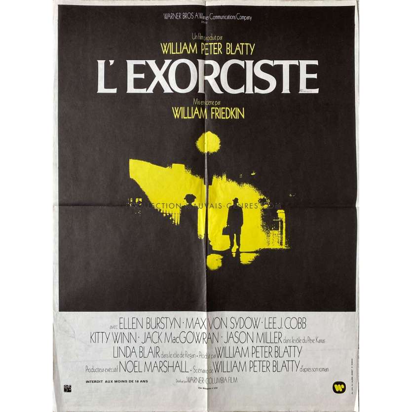THE EXORCIST French Movie Poster- 23x32 in. - 1974 - William Friedkin, Max Von Sidow