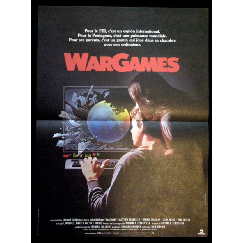 WAR GAMES '83 French Movie Poster 15x23 Badham, Broderick