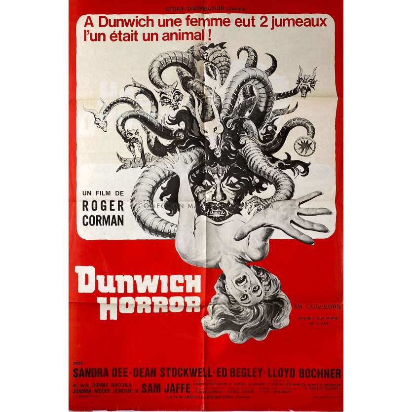 DUNWICH HORROR French Movie Poster- 32x47 in. - 1970 - Daniel Haller, Dean Stockwell