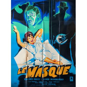 THE BAT French Movie Poster- 47x63 in. - 1959 - Crane Wilbur, Vincent Price THE BAT French Movie Poster- 47x63 in. - 1959 - Crane Wilbur, Vincent Price