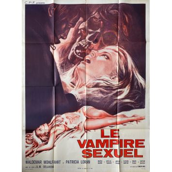 LE VAMPIRE SEXUEL Affiche de film- 120x160 cm. - 1971 - José Luis Madrid, Wal Davis