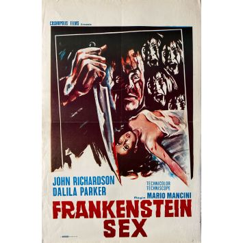 FRANKENSTEIN SEX Affiche de film- 35x55 cm. - 1972 - Mario Mancini, John Richardson