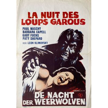 LA FURIE DES VAMPIRES Affiche de film- 35x55 cm. - 1971 - Leon Klimovsky, Paul Naschy