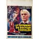 LE TESTAMENT DU DOCTEUR CORDELIER Affiche de film- 35x55 cm. - 1959 - Jean Renoir, Jean-Louis Barrault