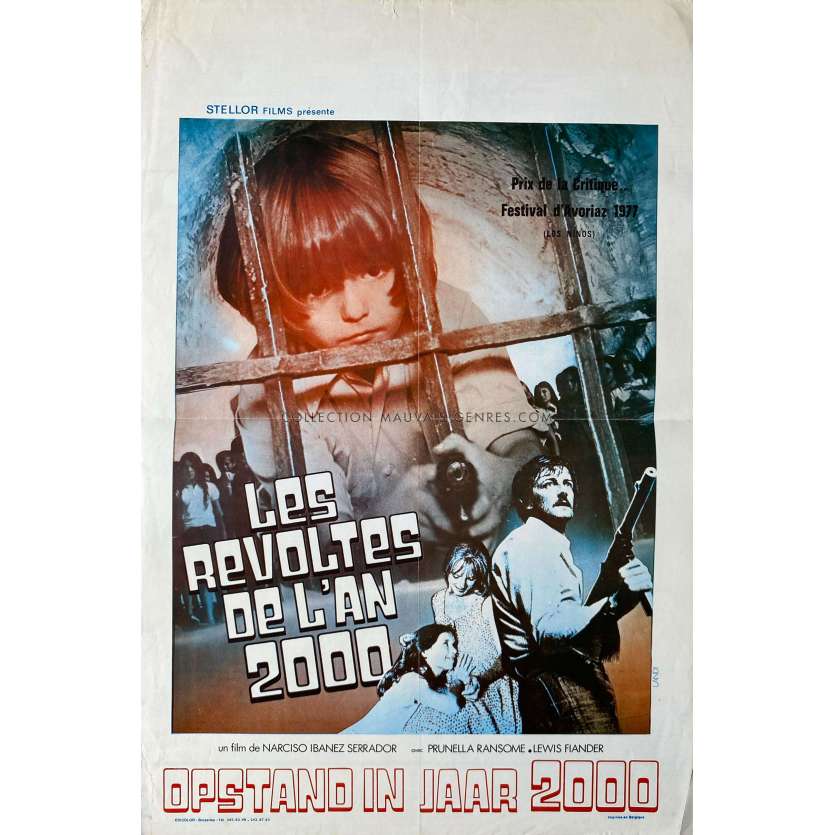 WHO CAN KILL A CHILD Belgian Movie Poster- 14x21 in. - 1976 - Narciso Ibáñez Serrador, Lewis Fiander
