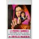 LES VIERGES DAMNEES Affiche de film- 35x55 cm. - 1979 - Pier Capri, Anne Heywood