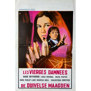 LES VIERGES DAMNEES Affiche de film- 35x55 cm. - 1979 - Pier Capri, Anne Heywood