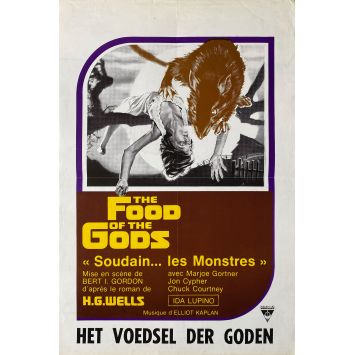 SOUDAIN LES MONSTRES Affiche de film- 35x55 cm. - 1976 - Bert I. Gordon, Marjoe Gortner