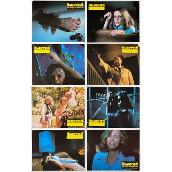 HALLOWEEN German Lobby Cards x8 - 9x11,5 in. - 1978 - John Carpenter, Jamie Lee Curtis HALLOWEEN German Lobby Cards x8 - 9x11,5 in. - 1978 - John Carpenter, Jamie Lee Curtis