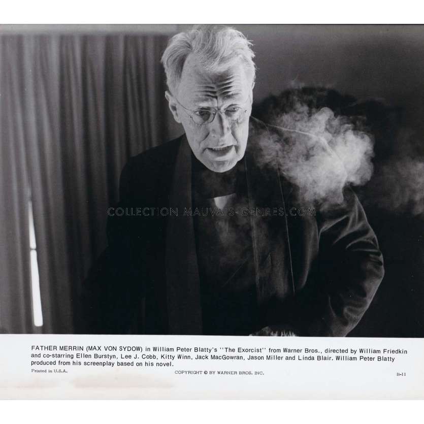 THE EXORCIST U.S Movie Still B-11 - 8x10 in. - 1974 - William Friedkin, Max Von Sidow