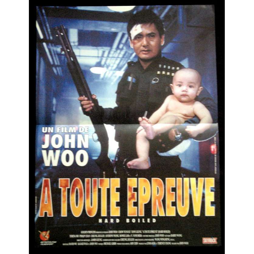 A TOUTE EPREUVE '92 Affiche 40x60 John Woo Vintage Movie Poster 