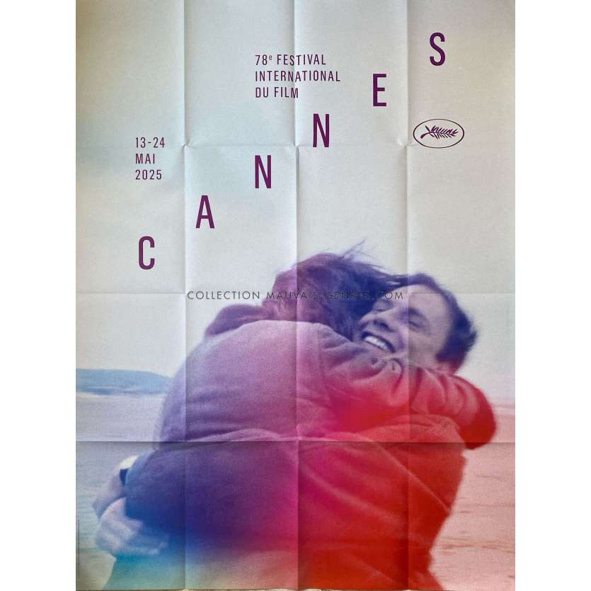 CANNES FESTIVAL 2025 French Movie Poster Style Trintignant - 47x63 in. - 2025 - Claude Lelouch, Jean-Louis Trintignant