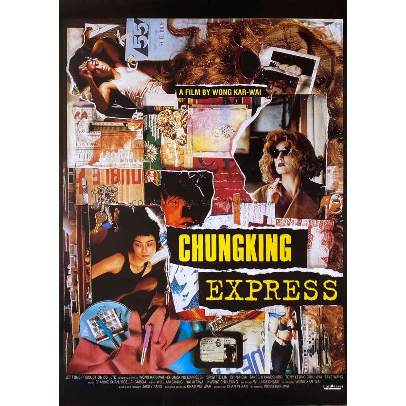 CHUNGKING EXPRESS Swiss Movie Poster- 16x21 in. - 1994/R2024 - Wong Kar Wai, Tony Leung