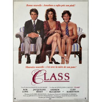 CLASS French Movie Poster- 15x21 in. - 1983 - Jacqueline Bisset, Rob Lowe
