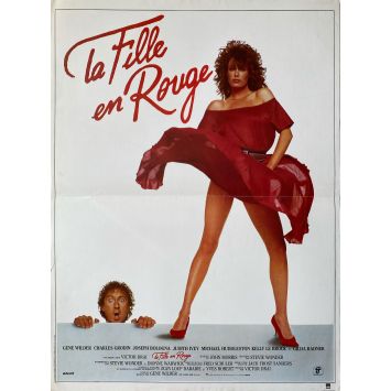 THE WOMAN IN RED French Movie Poster- 15x21 in. - 1984 - Gene Wilder, Kelly LeBrock