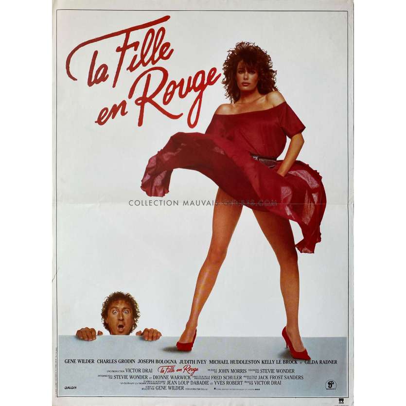 LA FILLE EN ROUGE Affiche de film- 40x54 cm. - 1984 - Gene Wilder, Kelly LeBrock