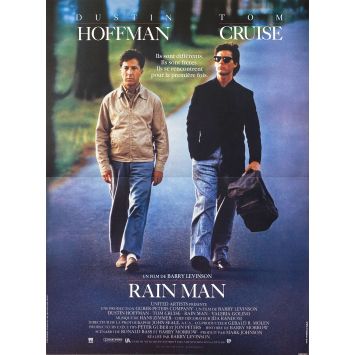 RAIN MAN French Movie Poster- 15x21 in. - 1988 - Barry Levinson, Dustin Hoffman