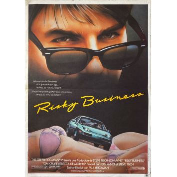 RISKY BUSINESS French Movie Poster- 15x21 in. - 1983 - Paul Brickman, Tom Cruise