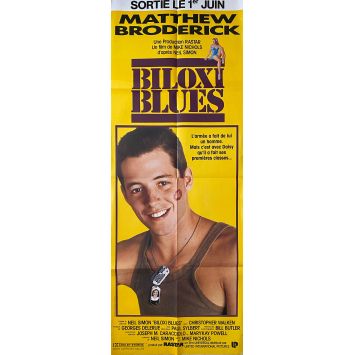 BILOXI BLUES French Movie Poster- 23x63 in. - 1988 - Mike Nichols, Matthew Broderick