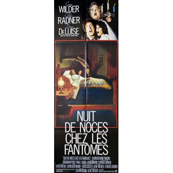 HAUNTED HONEYMOON French Movie Poster- 23x63 in. - 1986 - Gene Wilder, Dom DeLuise