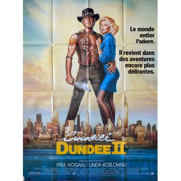 CROCODILE DUNDEE II French Movie Poster- 47x63 in. - 1988 - John Cornell, Paul Hogan