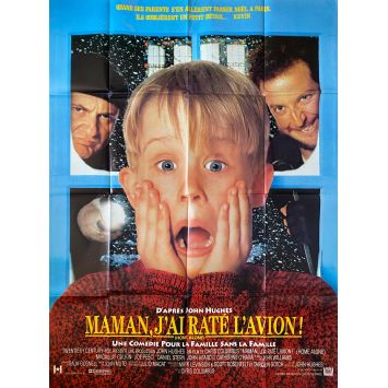 HOME ALONE French Movie Poster- 47x63 in. - 1990 - Chris Colombus, Macaulay Culkin HOME ALONE French Movie Poster- 47x63 in. - 1990 - Chris Colombus, Macaulay Culkin