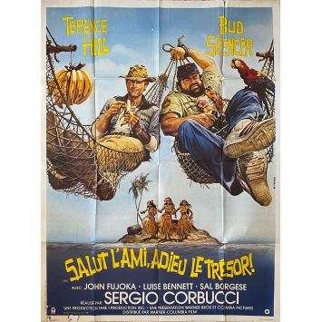 A FRIEND IS A TREASURE French Movie Poster- 47x63 in. - 1981 - Sergio Corbucci, Terence Hill