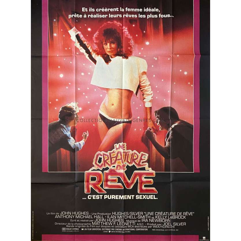 WEIRD SCIENCE French Movie Poster- 47x63 in. - 1985 - John Hugues, Anthony Michael Hall