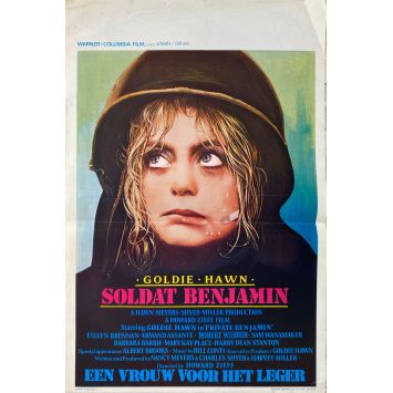 PRIVATE BENJAMIN Belgian Movie Poster- 14x21 in. - 1980 - Howard Zieff, Goldie Hawn