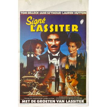 LASSITER Belgian Movie Poster- 14x21 in. - 1984 - Roger Young, Tom Selleck
