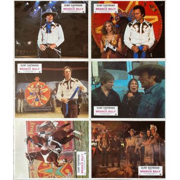BRONCO BILLY Photos de film x6 - 22x28 cm. - 1980 - Clint Eastwood, Sondra Locke