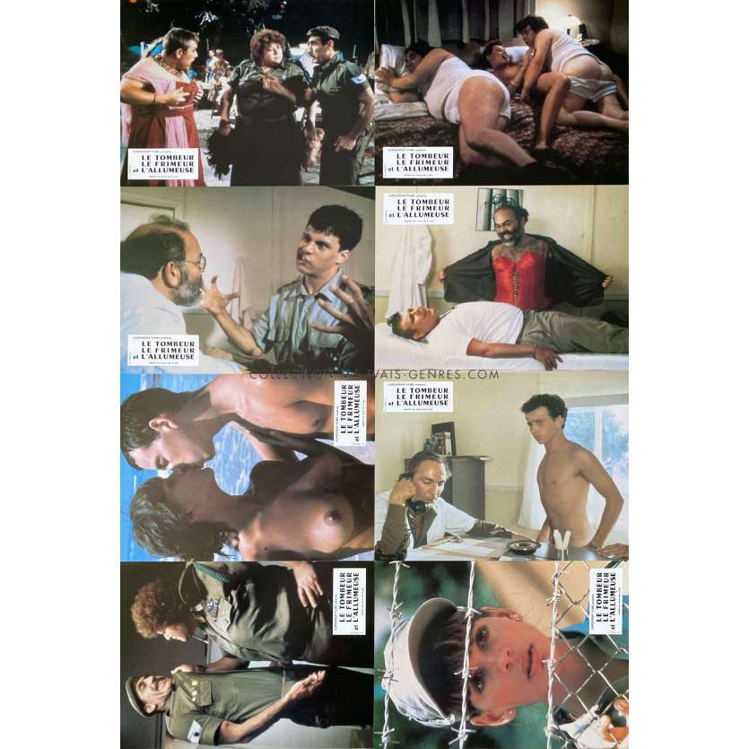 LE TOMBEUR LE FRIMEUR ET L'ALLUMEUSE Photos de film x8 - 22x28 cm. - 1981 - Boaz Davidson, Yftach Katzur