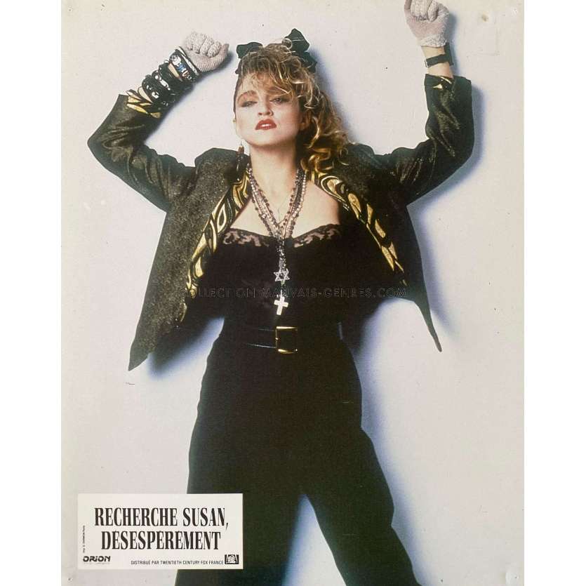 RECHERCHE SUSAN DESESPEREMENT Photo de film N02 - 22x28 cm. - 1985 - Susan Seidelman, Madonna
