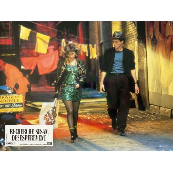 RECHERCHE SUSAN DESESPEREMENT Photo de film N03 - 22x28 cm. - 1985 - Susan Seidelman, Madonna
