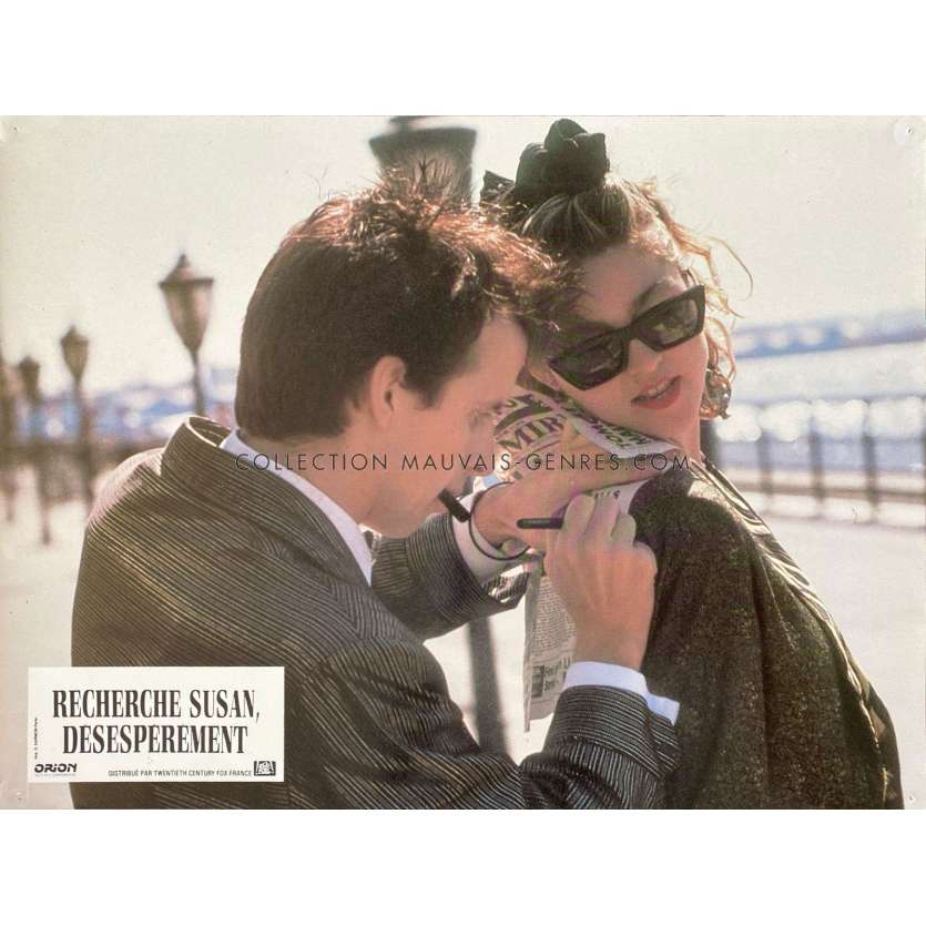 RECHERCHE SUSAN DESESPEREMENT Photo de film N04 - 22x28 cm. - 1985 - Susan Seidelman, Madonna