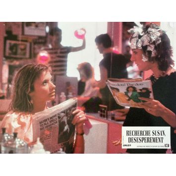 RECHERCHE SUSAN DESESPEREMENT Photo de film N05 - 22x28 cm. - 1985 - Susan Seidelman, Madonna
