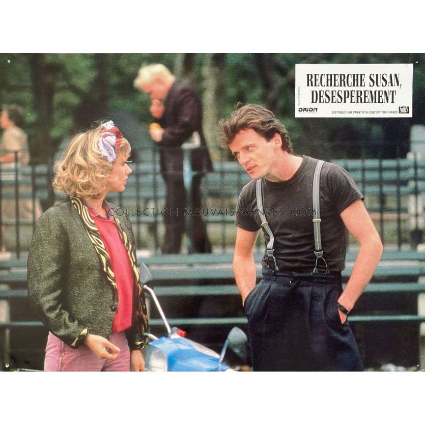 RECHERCHE SUSAN DESESPEREMENT Photo de film N07 - 22x28 cm. - 1985 - Susan Seidelman, Madonna