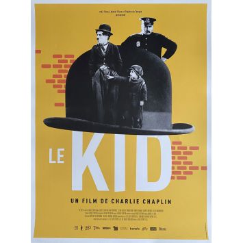 THE KID French Movie Poster- 15x21 in. - 1921/R2000 - Charlie Chaplin, Jackie Coogan