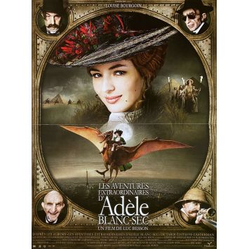 ADELE BLANC-SEC French Movie Poster- 15x21 in. - 2010 - Luc Besson, Louise Bourgouin