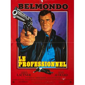 THE PROFESSIONAL French Movie Poster 1st Release - 15x21 in. - 1981 - Georges Lautner, Jean-Paul Belmondo