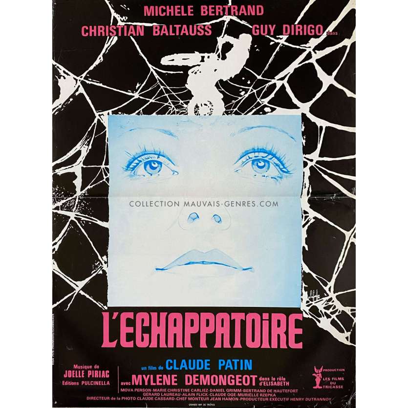 L'ECHAPPATOIRE French Movie Poster- 15x21 in. - 1977 - Claude Patin, Michèle Bertrand