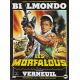 LES MORFALOUS Affiche de film Prev. - 40x54 cm. - 1984 - Henri Verneuil, Jean-Paul Belmondo