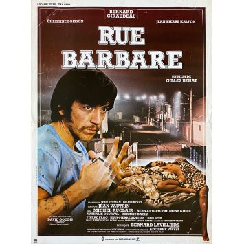 BARBAROUS STREET French Movie Poster- 15x21 in. - 1984 - Gilles Béhat, Bernard Giraudeau