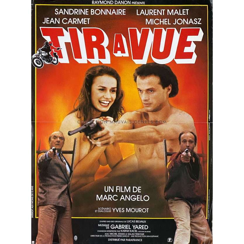 TIR A VUE French Movie Poster- 15x21 in. - 1984 - Marc Angelo, Sandrine Bonnaire
