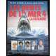 DENTS DE LA MER 4 '87 Affiche 40x60 spielberg Vintage Movie Poster Jaws