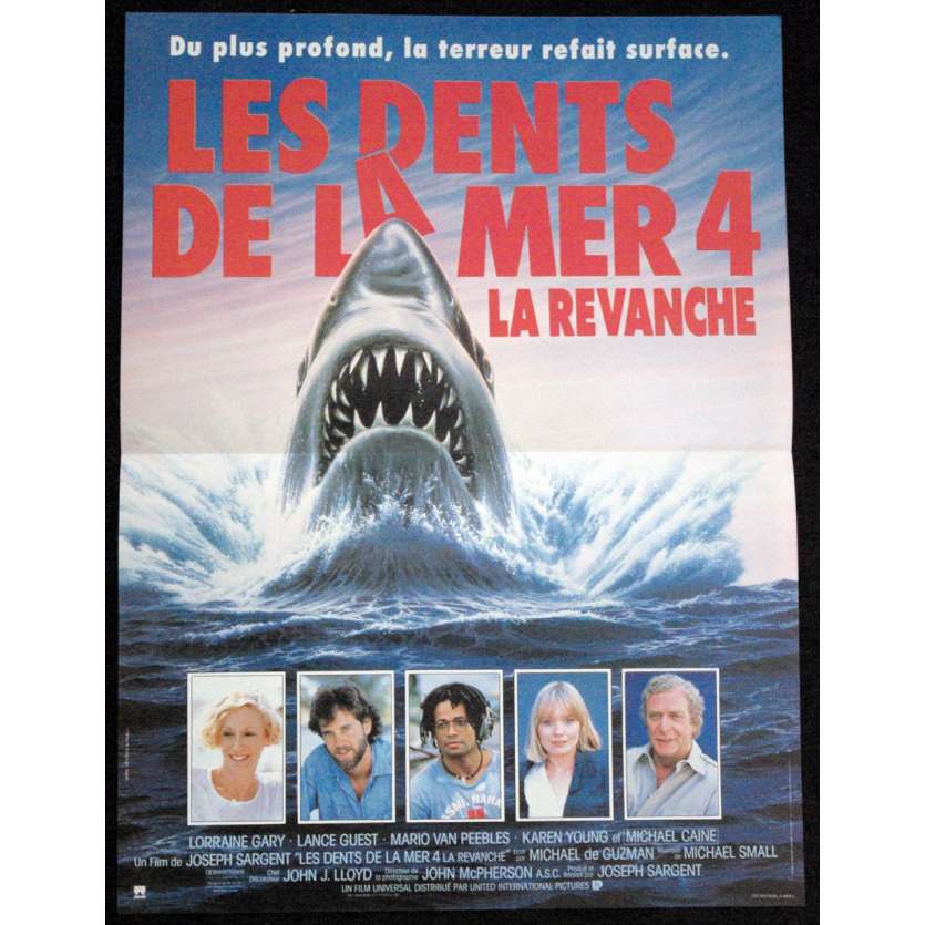 JAWS 4 French Movie Poster '87 15x23  horror