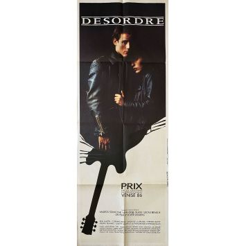 DISORDER French Movie Poster- 23x63 in. - 1986 - Olivier Assayas, Wadeck Stanczak DISORDER French Movie Poster- 23x63 in. - 1986 - Olivier Assayas, Wadeck Stanczak