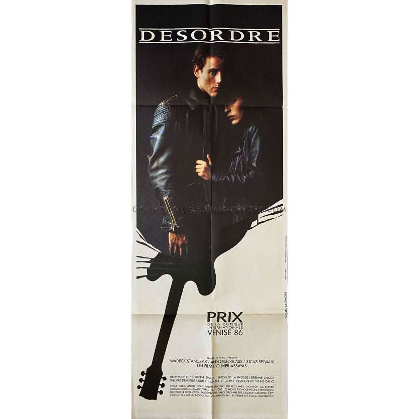 DISORDER French Movie Poster- 23x63 in. - 1986 - Olivier Assayas, Wadeck Stanczak