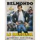 THE OUTSIDER French Movie Poster- 47x63 in. - 1983 - Jacques Deray, Jean-Paul Belmondo